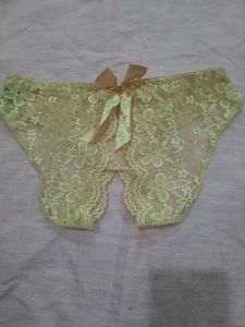 Lace Open Back Panties