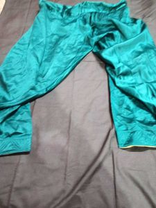 Teal Embroidered Kurta Set