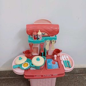 Chef Kitchen Toy Suitcase Model