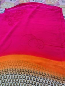 Elegant Pink Saree