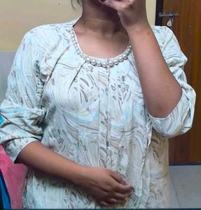 Patterned Long Sleeve Blouse