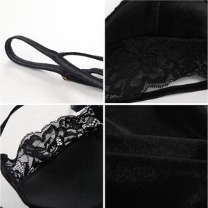 Black Velvet &amp; Lace Bodysuit