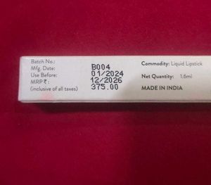 My Glamm Liquid Matte Lipstick  Shade Sugar Mama