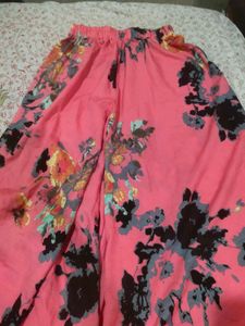 Girls Top Bottom Pallazzo Set