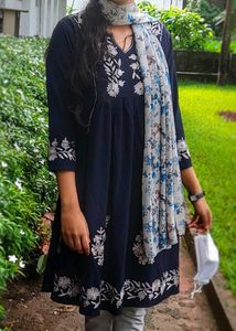 Elegant Embroidered Kurta