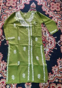 Pure Lucknowi Chickenkari Kurti