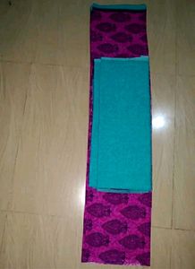 Unstitched Dress Material Of Top, Bottom &amp; Dupatta