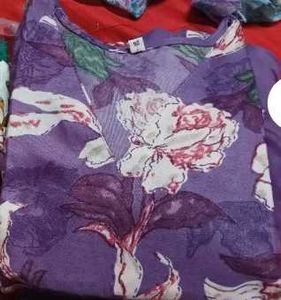 Floral Print Kurta Pant Set