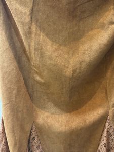 Light Brown pleated short skirt