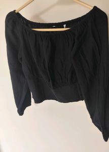 Off-Shoulder Crop Top