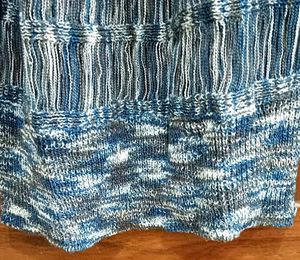 Blue Crochet Top