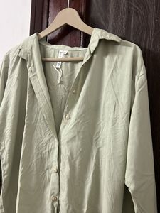 Oversized Button-Down Shirt