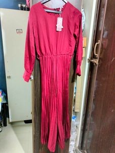 Maroon Jumpsuit