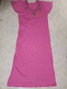 Pink Nighty Honeydew 36&#34; Embroidery