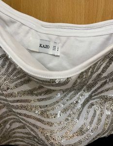 Kazo Sequin One-Shoulder Jumpsuit
