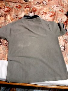 Men's Grey Coloured Tshirt