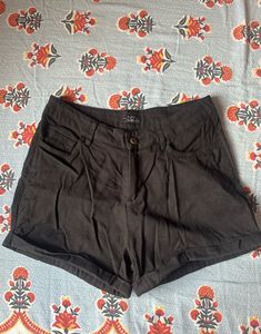 Black Jeans Shorts