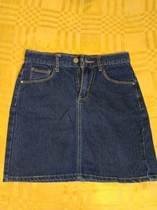 Denim Mini Skirt
