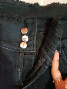 Dark Wash High-Waisted Jeans