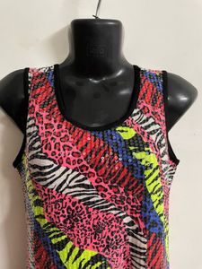 Y2k Animal Print Dress
