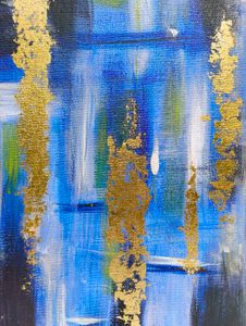 Abstract Painting On A Canvas