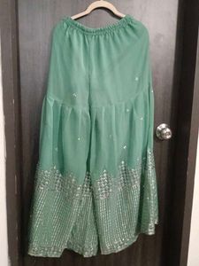 Elegant Green Saree
