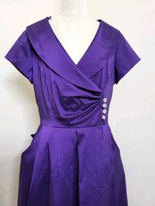 Elegant Purple Dress