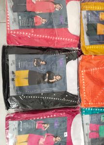 Colorful Kurti Palazzos Set