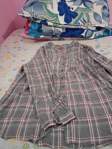 Combo Of 2 Plaid Long Sleeve Top
