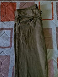Brown Staight Wide Leg Jeanswaist 28_30