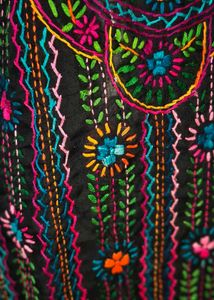 Complete Hand Embroidery 🪡 Black Kurta