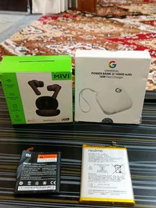 Power Bank Google Mivi Earbuds 2 Battery Full Work