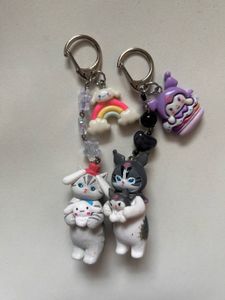 Mofusand Two Keychain Set 🖤