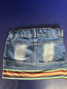 THREE PIECE DENIM jacket skirt top set for girls