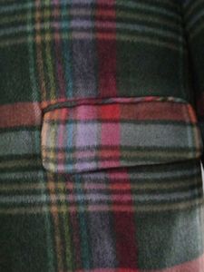 Vintage Plaid Wool Blazer