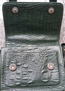 Dark Green Sling Bag