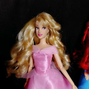 Disney Sleeping Beauty &amp; Little Mermaid Doll
