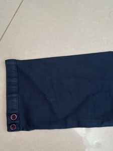 Navy Blue Long Sleeve Shirt