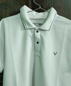 Allen Solly original white polo tshirt 👕