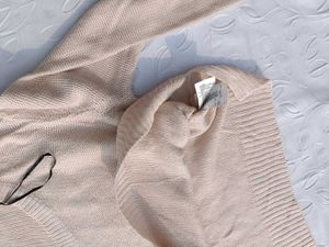 H&amp;m Beige Knit Pullover Sweater