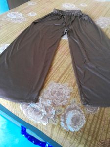 Brown Wide Leg Palazzo Pants