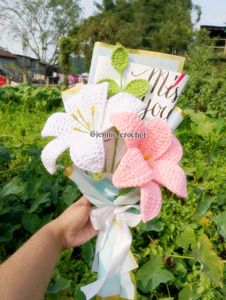 Crochet  lilyyFlower Bouquet❄️✨