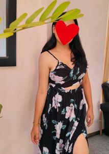 Elegant And Sexy Floral Maxi Dress