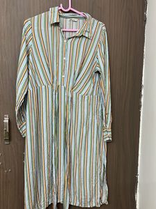 Tokyo Talkies Branded Cotton Dress For L