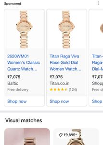Titan Raga Rose Gold Watch