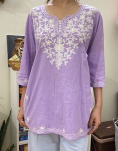 Beautiful Purple Tunic Perfect For Summer