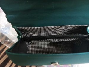 Green Quilted Chain Bag