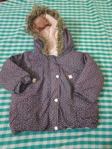 Cute Polka Dot Baby Coat