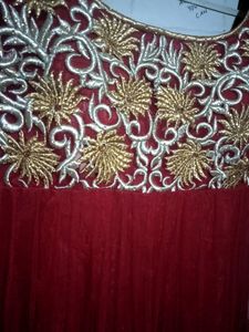NEW RED ANARKALI SET Party Ware
