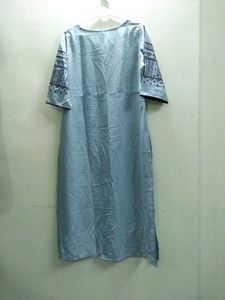 Blue Long Kurta